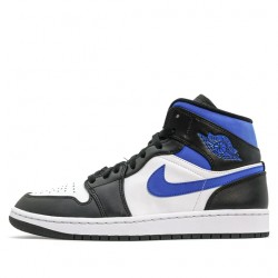 Air Jordan 1 Mid "White Black Racer Blue" Mens/Womens AJ1 Sneakers 554724-140