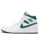 Air Jordan 1 Mid White Mystic Green Womens/Mens AJ1 Sneakers CD6759-103