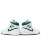 Air Jordan 1 Mid White Mystic Green Womens/Mens AJ1 Sneakers CD6759-103