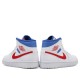 Air Jordan 1 Mid White Red Royal Womens/Mens AJ1 Sneakers BQ6472-164