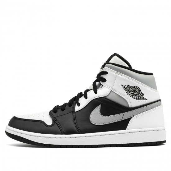 Air Jordan 1 Mid White Shadow 2021 Womens/Mens AJ1 Sneakers 554724-073