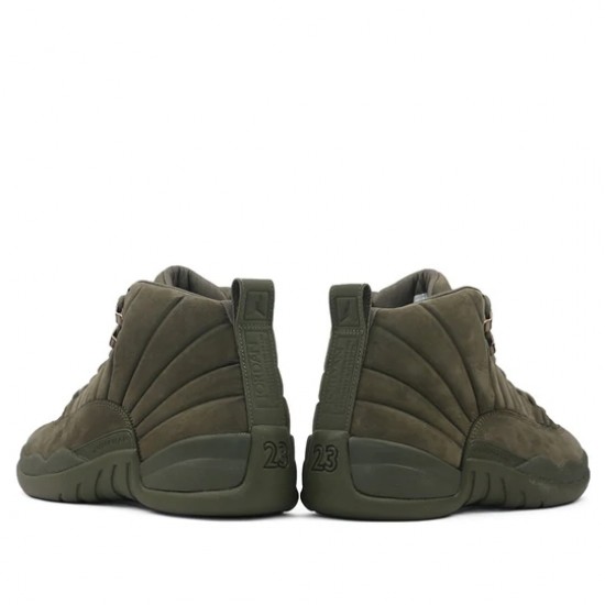 Air Jordan XII Retro PSNY Olive Mens AJ12 Sneakers AA1233-200