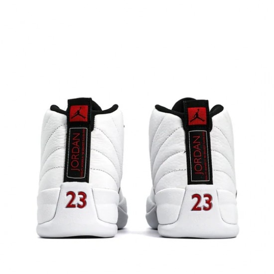 Air Jordan XII Retro Twist Mens White/Black-University Red AJ12 Sneakers CT8013-106