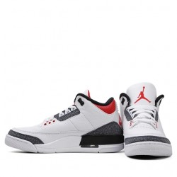 Air Jordan 3 Retro SE "Fire Red Denim" 2020 Mens/Womens AJ3 Sneakers CZ6431-100