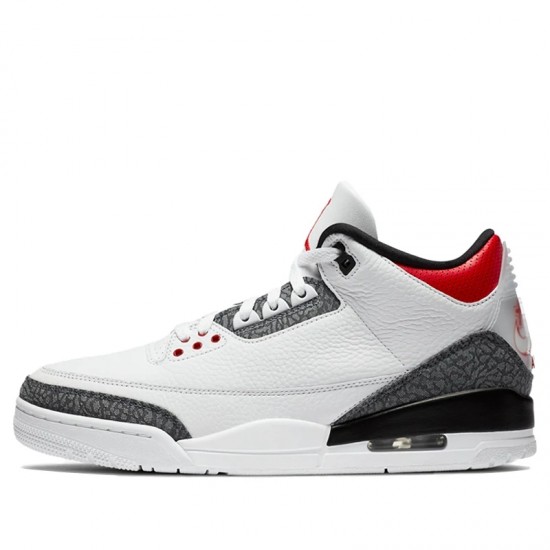 Air Jordan 3 Retro SE-T CO JP Fire Red Denim Mens AJ3 Sneakers CZ6433-100