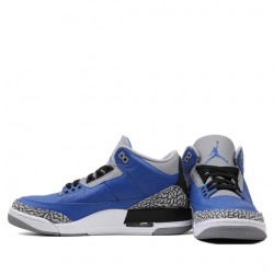 Air Jordan 3 Retro "Varsity Royal Cement" Mens/Womens AJ3 Sneakers CT8532-400