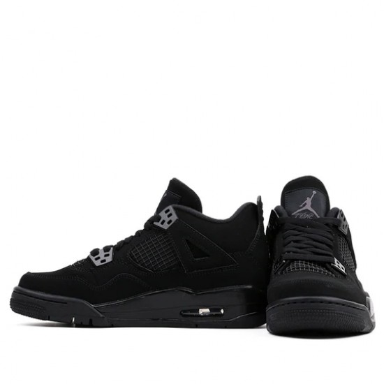 Air Jordan 4 Retro Black Cat 2020 Mens/Womens AJ4 Sneakers 408452-010