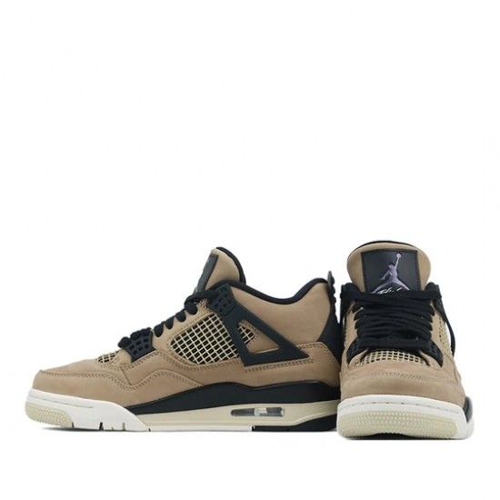 Air Jordan 4 Retro Fossil Mens/Womens AJ4 Sneakers AQ9129-200