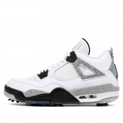 Air Jordan 4 Retro "Golf White Cement" Mens AJ4 Sneakers CU9981-100