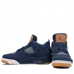 Air Jordan 4 Retro "Levi's Denim" Mens/Womens AJ4 Sneakers AO2571-401