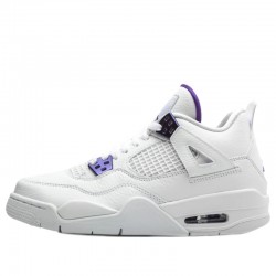 Air Jordan 4 Retro "Purple Metallic" Mens/Womens AJ4 Sneakers 408452-115