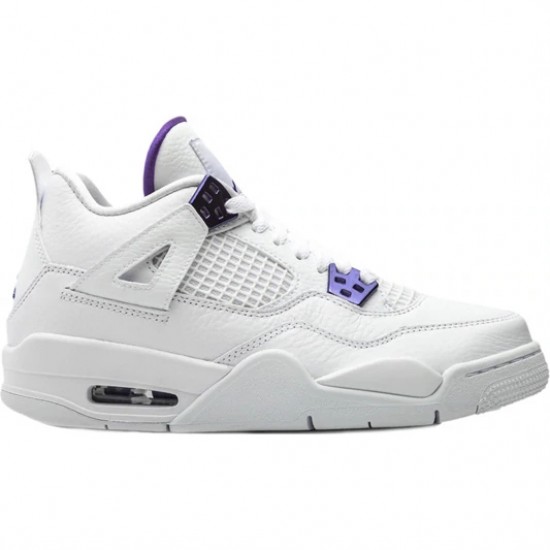 Air Jordan 4 Retro Purple Metallic Mens/Womens AJ4 Sneakers 408452-115