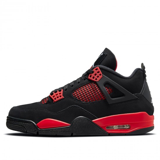 Air Jordan 4 Retro Thunder Crimson Womens/Mens CT8527-016 AJ4 Jordan Shoes