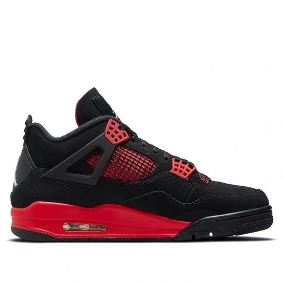 Air Jordan 4 Retro Thunder Crimson Womens/Mens CT8527-016 AJ4 Jordan Shoes