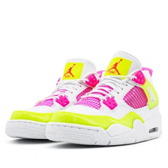 Air Jordan 4 Retro Lemon Venom Mens/Womens AJ4 Sneakers CV7808-100