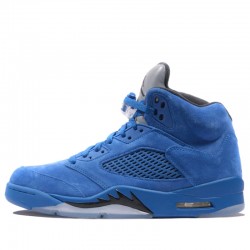 Air Jordan 5 Retro "Blue Suede" Mens AJ5 Sneakers 136027-401