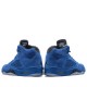 Air Jordan 5 Retro Blue Suede Mens AJ5 Sneakers 136027-401