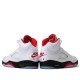 Air Jordan 5 Retro Fire Red Silver Tongue 2020 Mens AJ5 Sneakers DA1911-102