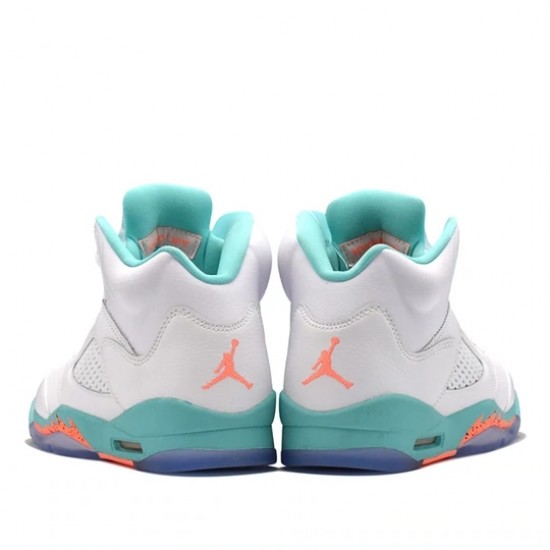 Air Jordan 5 Retro Light Aqua Mens/Womens AJ5 Sneakers 440892-100