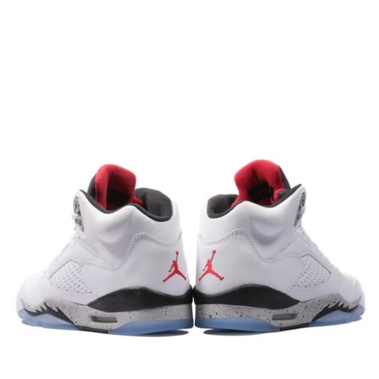 Air Jordan 5 Retro White Cement GS AJ5 Sneakers 440888-104