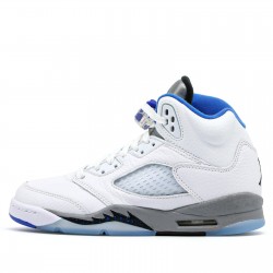 Air Jordan 5 Retro "White Stealth" 2021 Mens/Womens AJ5 Sneakers 440888-140