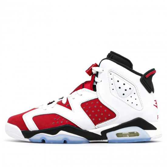 Air Jordan 6 Retro Carmine 2021 Mens/Womens AJ6 Sneakers 384665-106