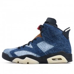 Air Jordan 6 Retro "Washed Denim" Mens AJ6 Sneakers CT5350-401