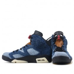 Air Jordan 6 Retro "Washed Denim" Mens AJ6 Sneakers CT5350-401