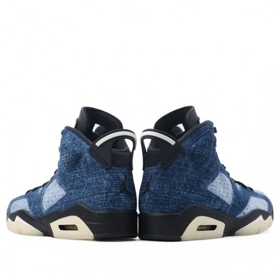 Air Jordan 6 Retro Washed Denim Mens AJ6 Sneakers CT5350-401