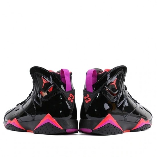 Air Jordan 7 Retro Black Patent Mens/Womens AJ7 Sneakers 313358-006