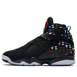 Air Jordan 8 Retro "Quai54" 2019 Mens AJ8 Sneakers CJ9218-001