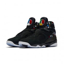 Air Jordan 8 Retro "Quai54" 2019 Mens AJ8 Sneakers CJ9218-001