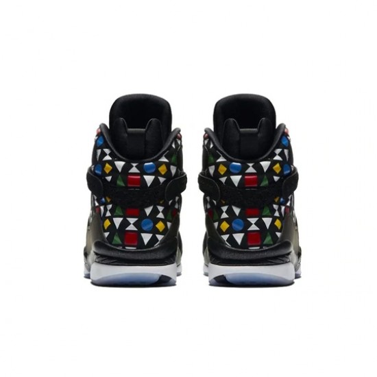 Air Jordan 8 Retro Quai54 2019 Mens AJ8 Sneakers CJ9218-001